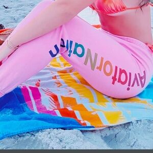 Aviator nation pink sweatpants